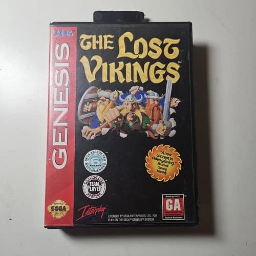 The Lost Vikings (Sega Genesis, 1993) CIB