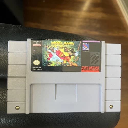 Mickey Mania, The Timeless Adventure Of Mickey Mouse Super Nintendo SNES