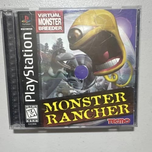 Tecmo Monster Rancher Sony PlayStation 1 NTSC-U/C Simulation RPG Complete CIB