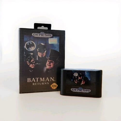 1992 Sega Genesis Game: BATMAN RETURNS (Complete w/ Manual)
