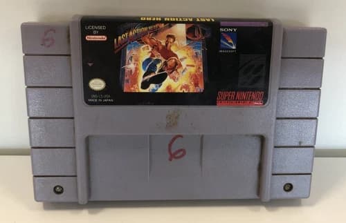 Last Action Hero (Super Nintendo Entertainment System, 1993) *AUTHENTIC*