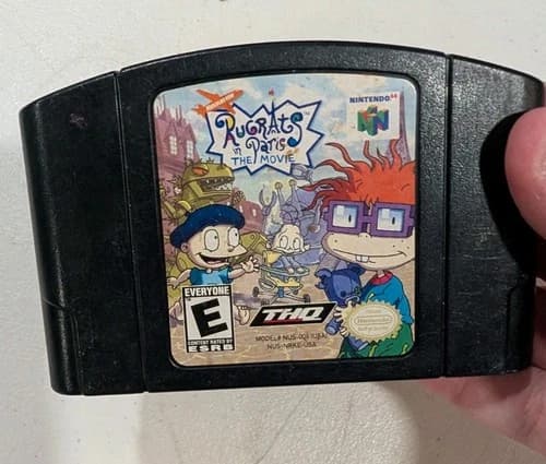Rugrats in Paris: The Movie (Nintendo 64 N64, 2000) *Cart Only* Authentic Tested