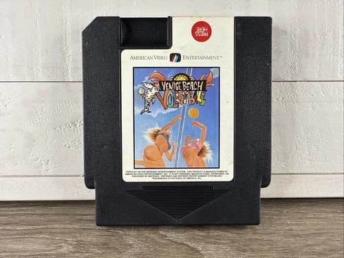 NES Venice Beach Volleyball Cleaned & Tested Nintendo Super Quick FREE Shipping