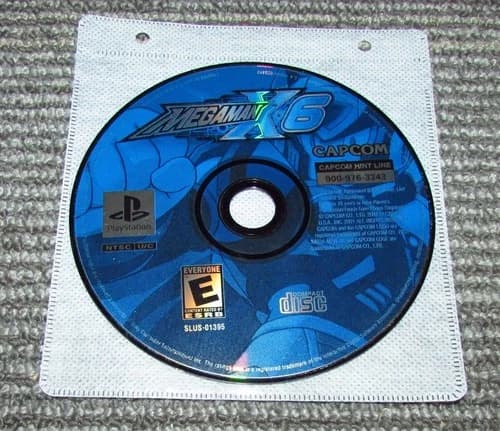 Mega Man X6 (Game Only) Playstation PS1 Fast Shipping