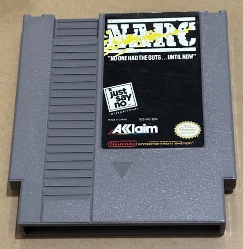 Nintendo NES NARC (Cleaned, Tested & Working)