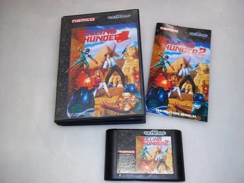 Rolling Thunder 2 (Sega Genesis, 1991) Authentic Complete Tested NICE