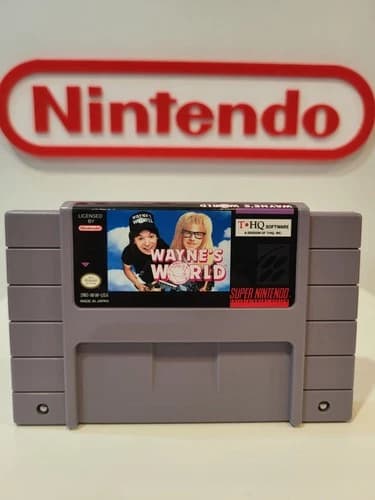Wayne's World (Super Nintendo SNES) Authentic & Tested