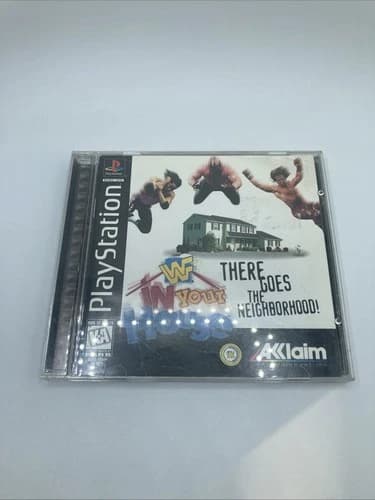 WWF: In Your House Playstation 1 PS1 There Goes The Neighborhood CIB - Tested