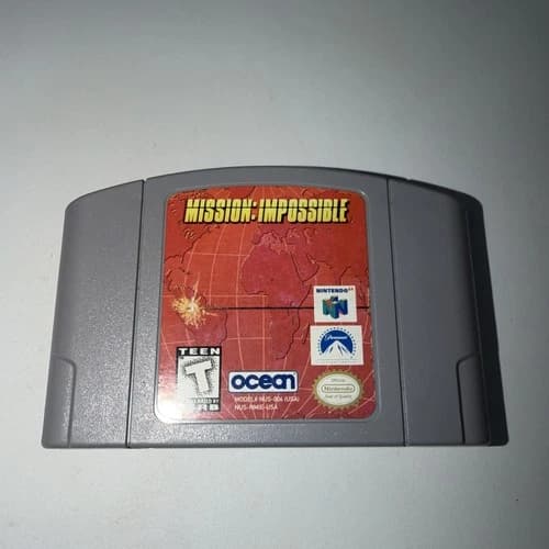 a19- Mission: Impossible (Nintendo 64, 1997) N64 Authentic Cartridge Only Tested