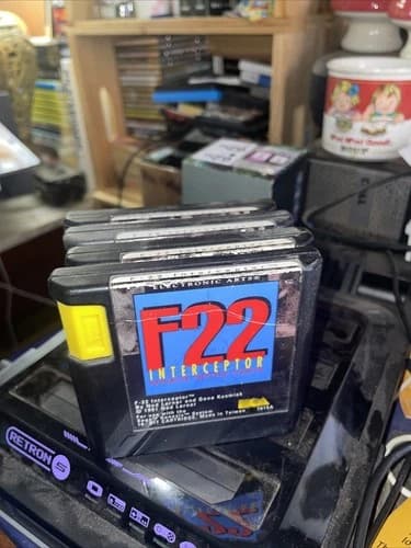 F22 Interceptor Sega Genesis Cart Only