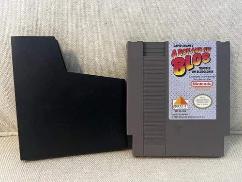 A Boy And His Blob: Trouble On Blobolonia (Nintendo NES) Game Tested Authentic