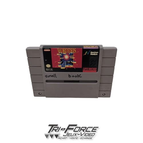 Wordtris Super Nintendo SNES Authentic Cart, Tested ! Free Shipping