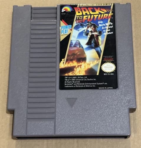 Nintendo NES Back to the Future (Cleaned ,Tested & Working)