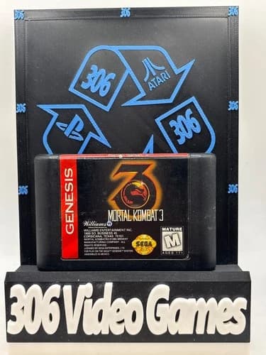Mortal Kombat 3 (Sega Genesis, 1995) Authentic Cart Only