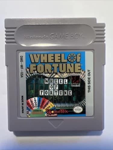 Wheel of Fortune (Nintendo Game Boy, 1990)