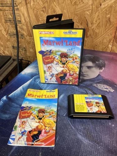 Marvel Land (Sega Genesis) [CIB] - Writing in Manual, Good Condition