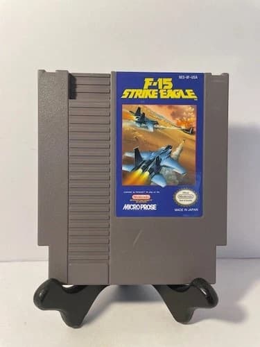 F-15 Strike Eagle (Nintendo NES) Cleaned Tested Working