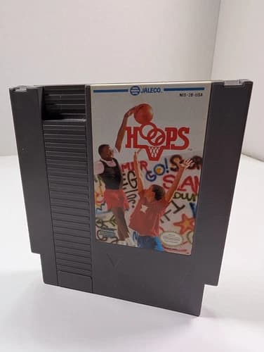 Hoops (Nintendo Entertainment System, 1989) Cartridge Only - Cleaned & Tested