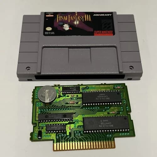 Final Fantasy III (Super Nintendo SNES, 1994) Cart Only Authentic Tested