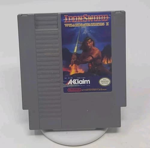 Wizards And Warriors II Iron Sword Nintendo NES Cartridge Only Tested Works