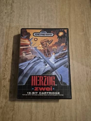 Herzog Zwei Sega Genesis Complete CIB