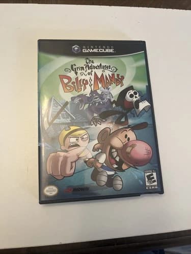 The Grim Adventures of Billy and Mandy Nintendo GameCube 2006, Complete in Box