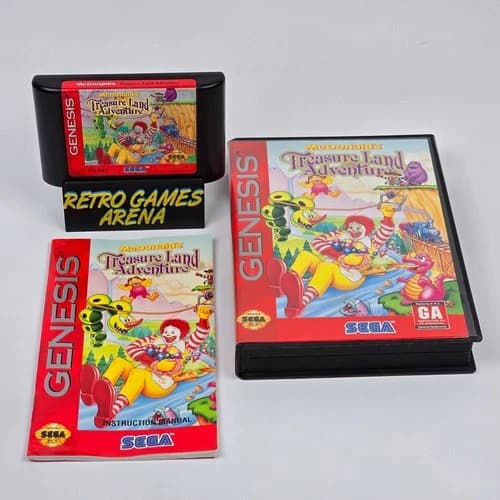 McDonald's Treasure Land Adventure (Sega Genesis) CIB COMPLETE