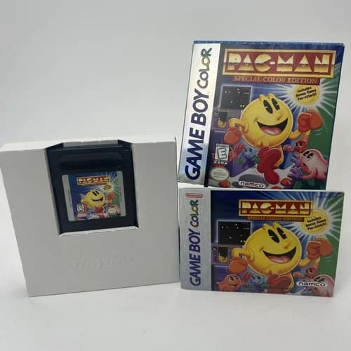 Pac-Man Special Color Edition Nintendo Game Boy Complete In Box Tested