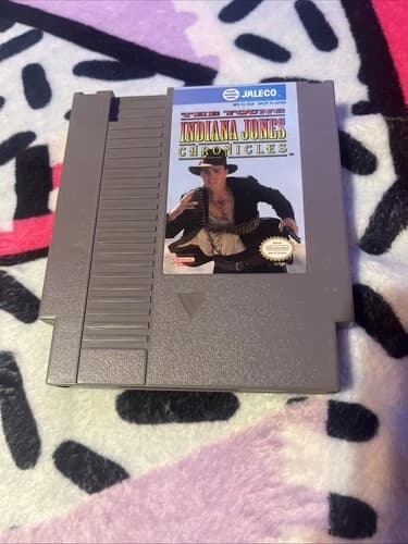 "THE YOUNG INDIANA JONES CHRONICLES" cartridge only (NES, 1991) Tested & Works!