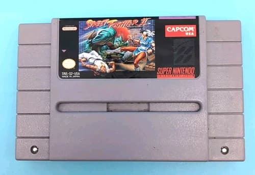 STREET FIGHTER II 2 - Super Nintendo SNES - SNS-S2-USA Cart Only Authentic VG