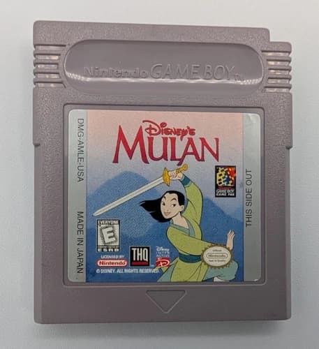 Disney's Mulan (Nintendo Game Boy) - Tested - Authentic