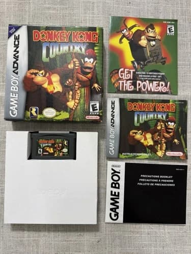 Donkey Kong Country 1 (Game Boy Advance GBA,2003) COMPLETE CIB Authentic Tested!