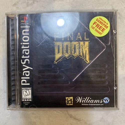 Final Doom (PS1 Sony Playstation 1, 1996) Complete CIB W Reg - Tested