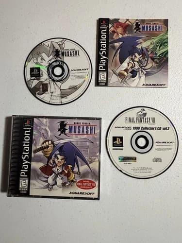 Brave Fencer Musashi PlayStation 1 PS1 Black Label Tested