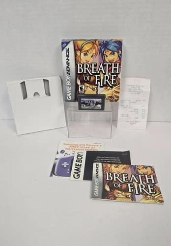 Nintendo Game Boy Advance Breath of Fire CIB *Tested & Works*