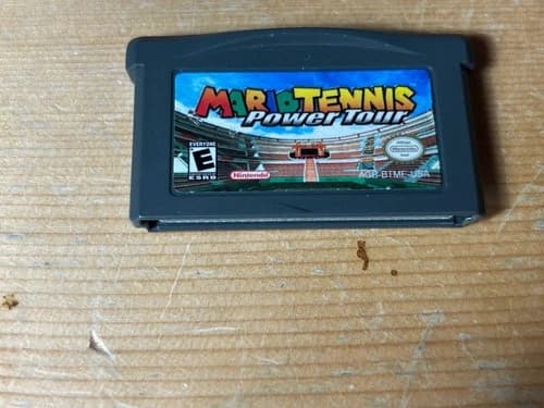 Mario Tennis Power Tour Nintendo Gameboy Advance Authentic Cartridge TESTED!