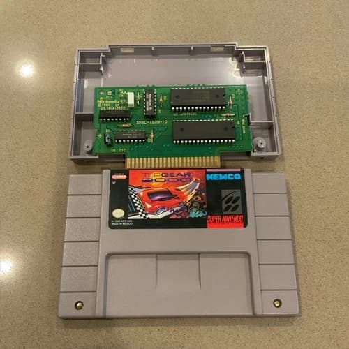 Top Gear 3000 Authentic Super Nintendo SNES