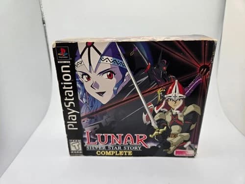 Lunar: Silver Star Story Complete 2002 (Sony PlayStation 1, 2002) CIB w/ Map