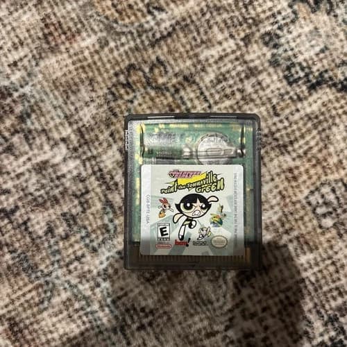 Powerpuff Girls: Paint the Townsville Green Nintendo Game Boy Color Tested