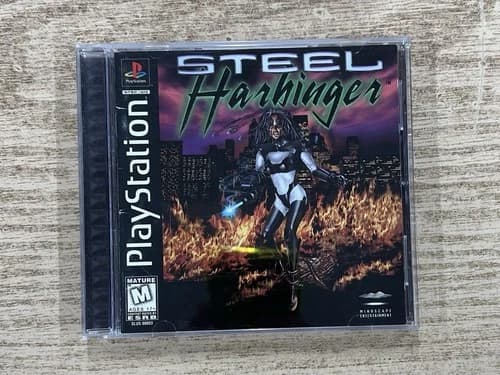 Steel Harbinger - Sony PlayStation PS1 PSX, 1996 CIB COMPLETE
