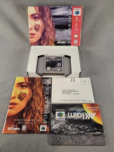 Forsaken 64, N64, Complete, Authentic!