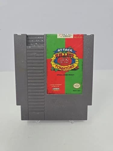 Attack Of The Killer Tomatoes Nintendo NES Authentic Tested