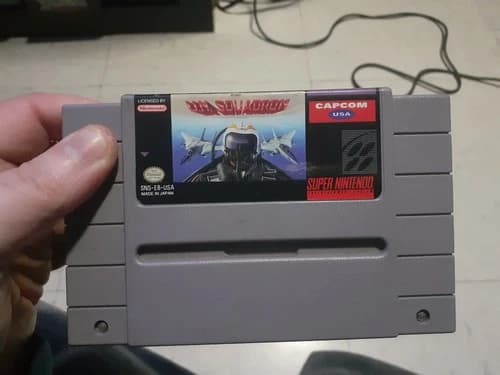 SNES U.N. Squadron Authentic Game. Tested and works.