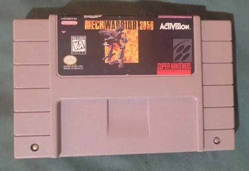 MechWarrior 3050 (Super Nintendo Entertainment System, 1995) Tested and Working