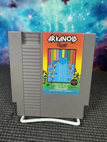 Arkanoid (Nintendo, NES) Cartridge Only, Cleaned, Tested, Authentic!