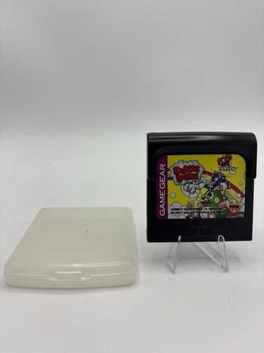 Bubble Bobble Video Game Sega Game Gear Cartridge, Authentic Tested Handheld