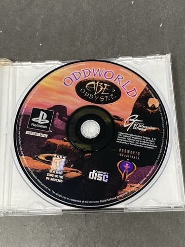Oddworld: Abe's Oddysee (Sony PlayStation 1 PS1, 1997) DISC ONLY Tested