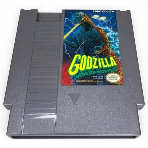 Godzilla Monster of Monsters Nintendo NES Authentic Tested Rare