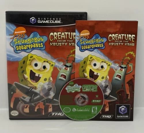 SpongeBob SquarePants: Creature from the Krusty Krab Nintendo GameCube Complete