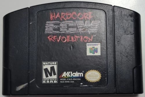 ECW Hardcore Revolution (Nintendo 64 N64, 2000) Cartridge Only Tested Working!